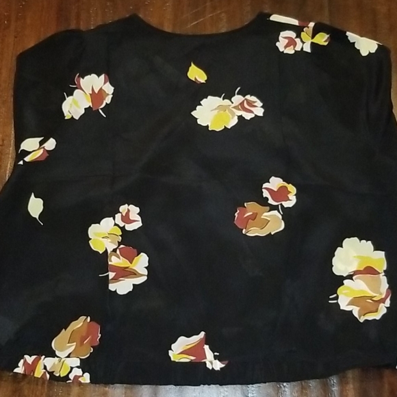 Madewell Silk Wrap Top in Gallery Floral XXL - Picture 8 of 8